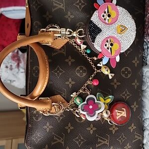 💕Beautiful Glam Sparkling Bling Owl Bag Charm Coin Pouch💕